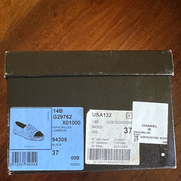 Chanel Espadrilles Black Size 37 - Picture 7 of 10